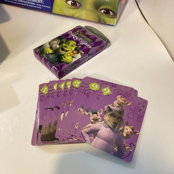 Dreamworks Shrek Game Castle Wooden Board Drawer With 8 Games + Box 2006 - Picture 15 of 16